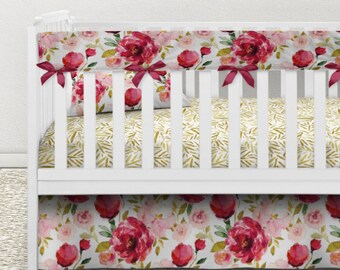 peony crib bedding