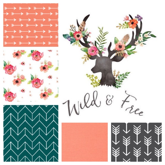 boho chic crib bedding