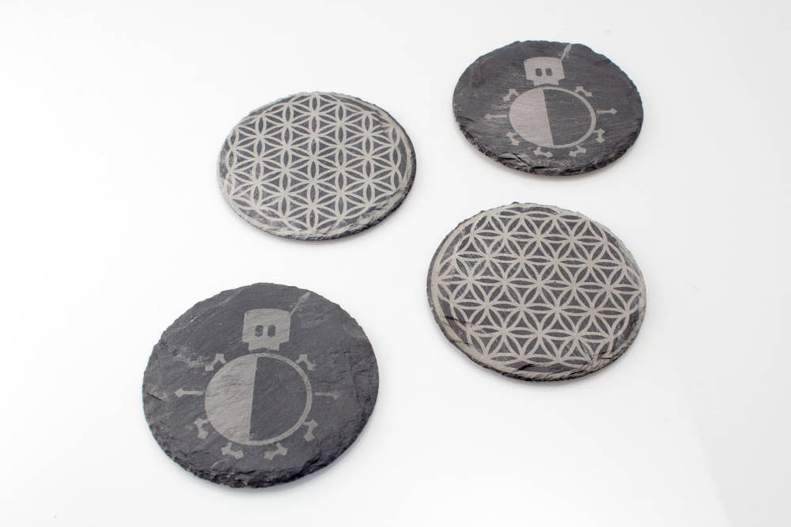 Customizable LaserEtched Coasters Etsy