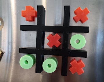 Tic Tac Toe magnet set - STL for 3D printing