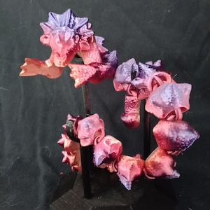 Sea Dragon STL-bestand voor 3D-printen - Flexi Fidget Toy - Print in place - Articulated