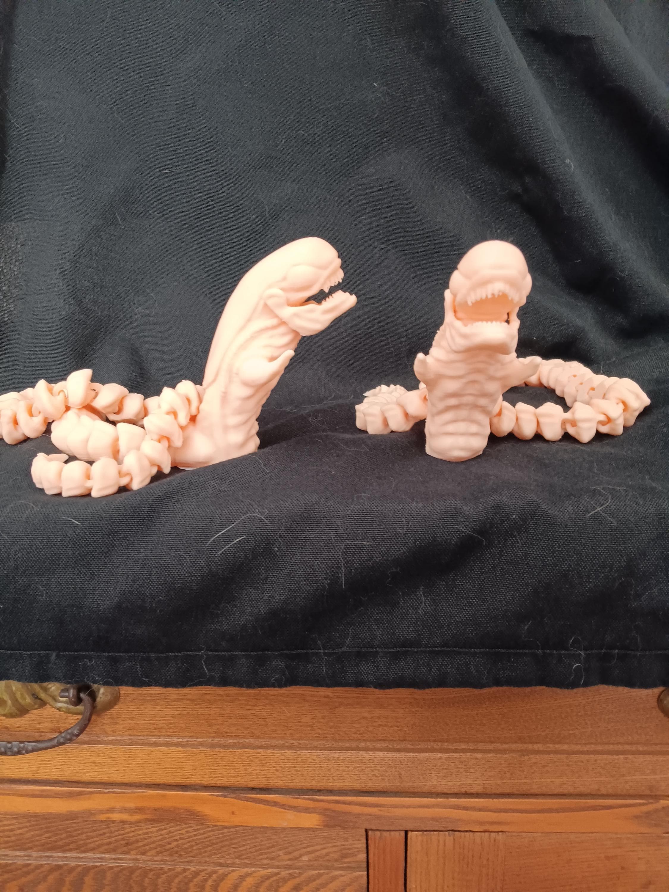 Fully Articulated Chestburster Figure – 3D Printed Alien Monster Toy ...