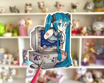 Hatsune Miku | Vocaloid Wasserdicht Die Cut Vinyl-Aufkleber