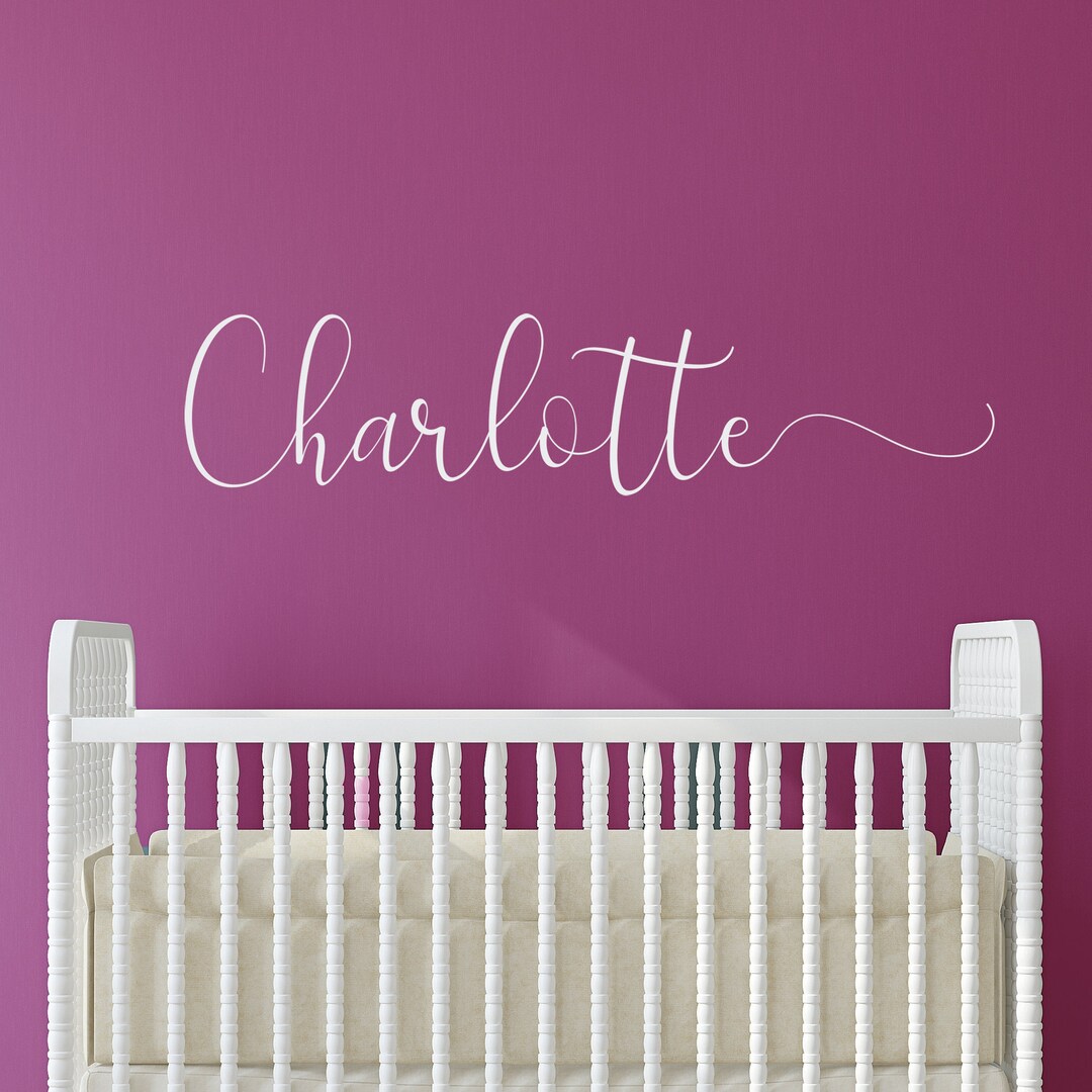 Your Baby / Child's Name Wall Decal Nursery and Bedroom Decor Etsy