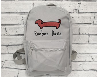 weiner dog backpack