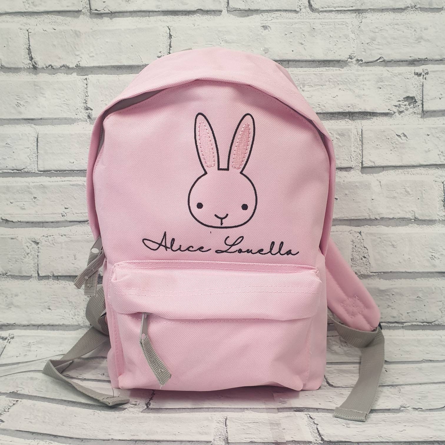 Personalised Toddler Bunny Rabbit BackPack, Rucksack,Nursey, School Bag