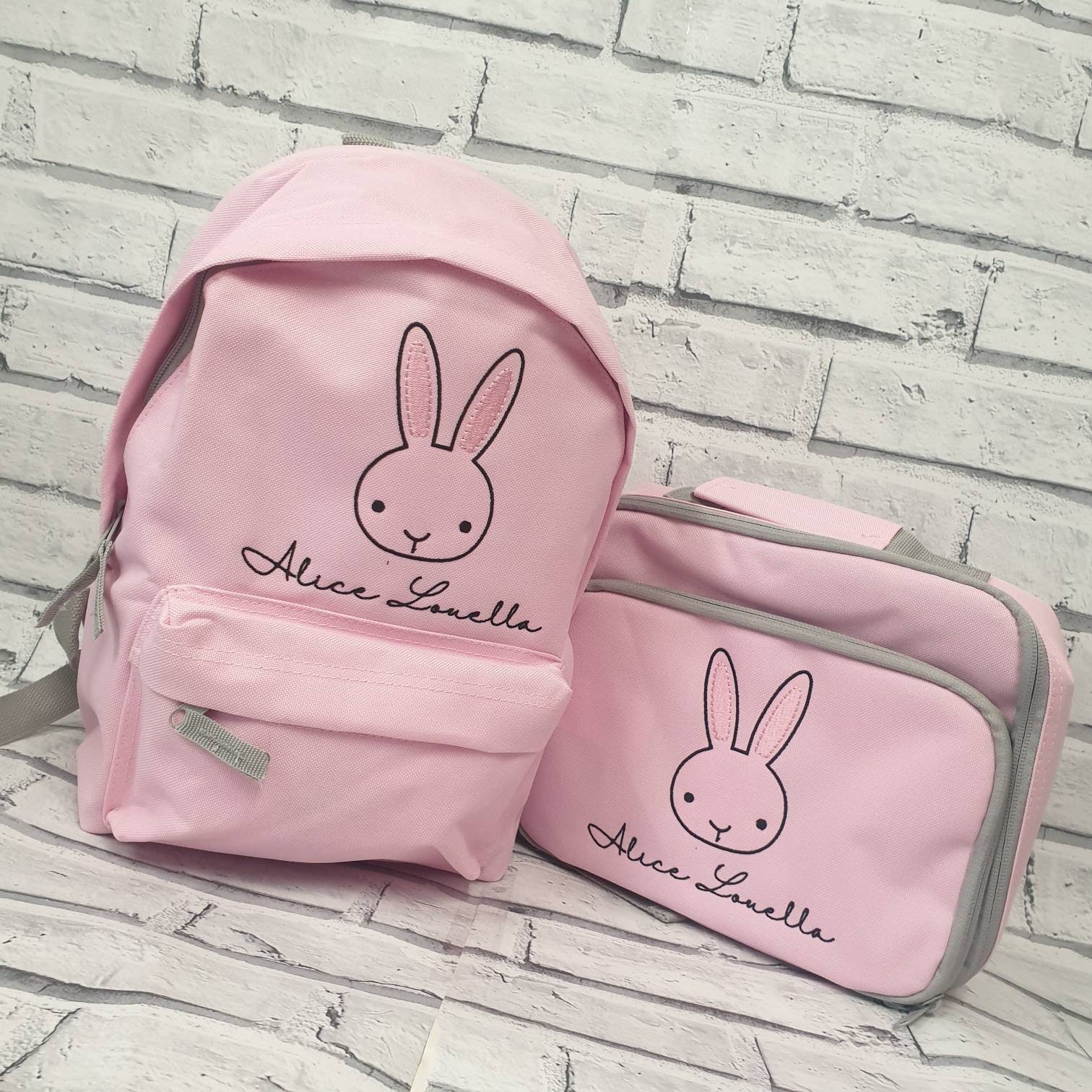 Personalised Bunny Rabbit Backpack Rucksacknursey School 