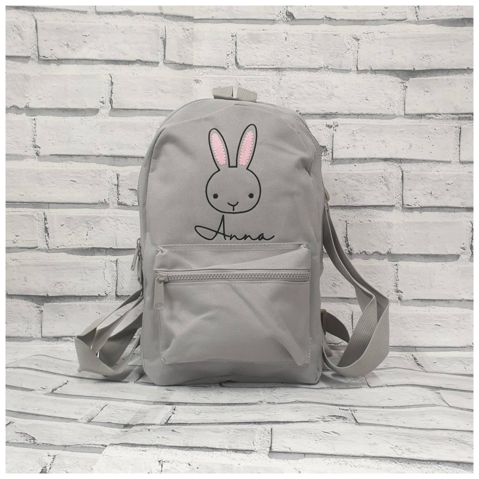 Personalised Toddler Bunny Rabbit BackPack, Rucksack,Nursey, School Bag