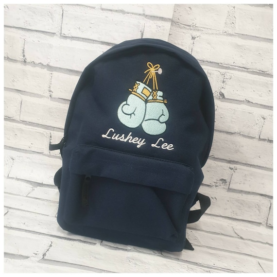 Personalised Boxing Glove Design Toddler Backpack, Rucksack,Nursey, School Bag, Unisex, Boy, Girl