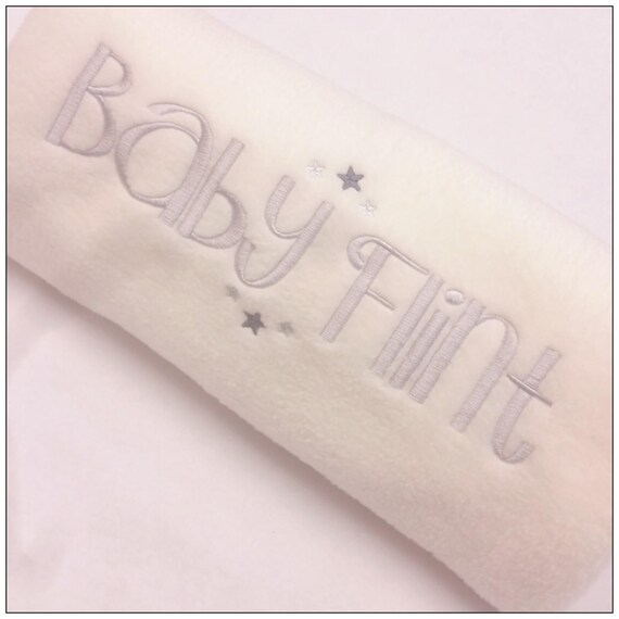etsy personalised baby blanket
