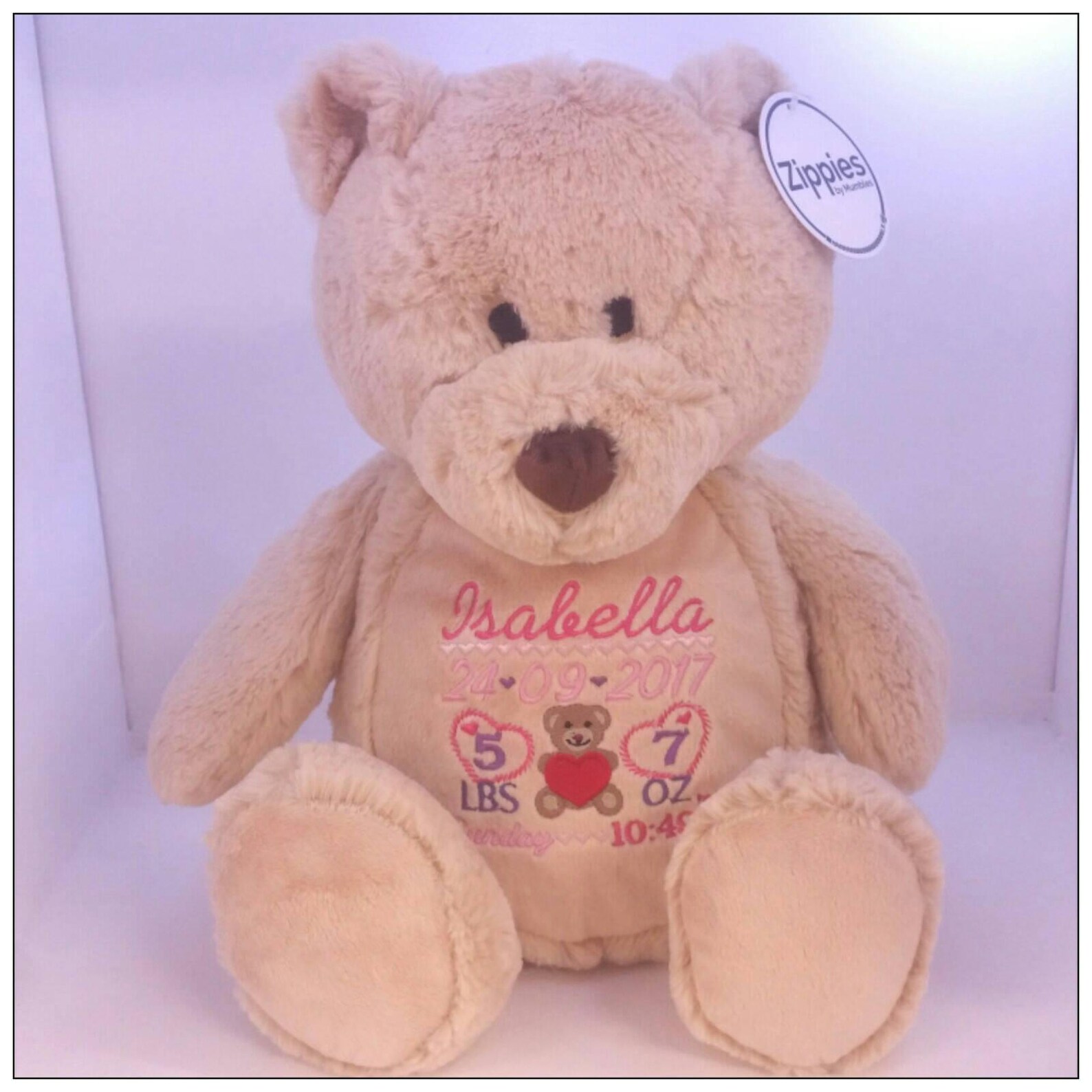 Personalised Teddy Bear Embroidered Bears Personalised Baby Etsy UK