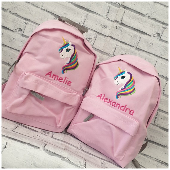 Personalised Toddler Unicorn Backpack, Rucksack,Nursey, School Bag, Unisex, Girl, Boy