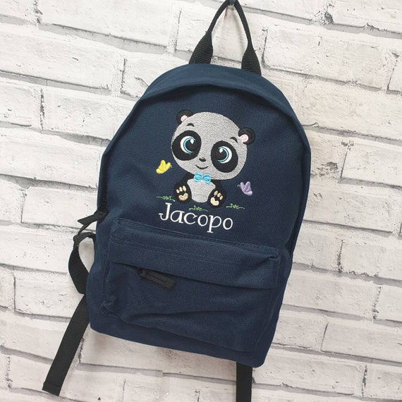 Panda top backpack purse