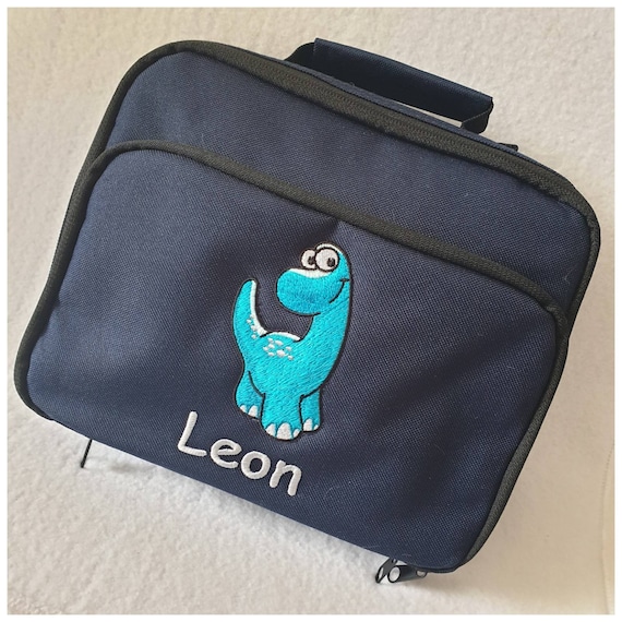 Personalised Dinosaur LunchBox, School Lunch Bag, Toddler LunchBox,