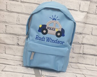 police car backpack