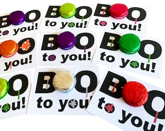 HALLOWEEN theme chocolate token cards. Various colours/flavours. Personalise. Multi buy discount.