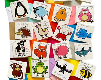 NEW IN! BUMPER pack of 24 mixed Top quality Birthday Cards. Coloured envelopes.