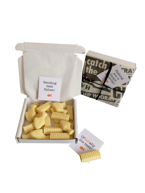 Tiny Treats You're Such a Catch Box of Chocolate Fish & Chips