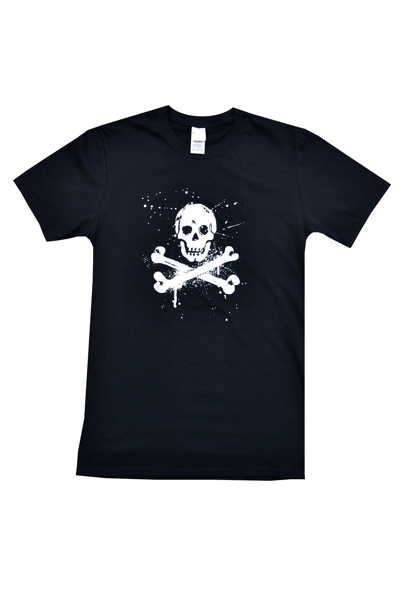 Image of Mens Punk Pirate Black T.shirt