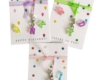Charming Charms! Cute handmade personal initial Phone Charm. Any letter. Various occasions. Personalise note.