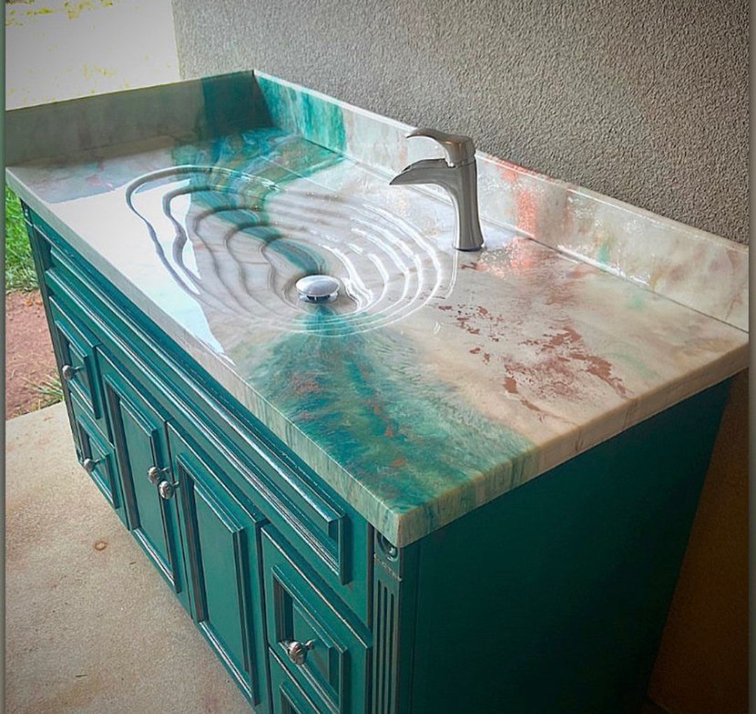 Custom Made Erosion Sinks and Countertops for Your Bathroom Vanity or