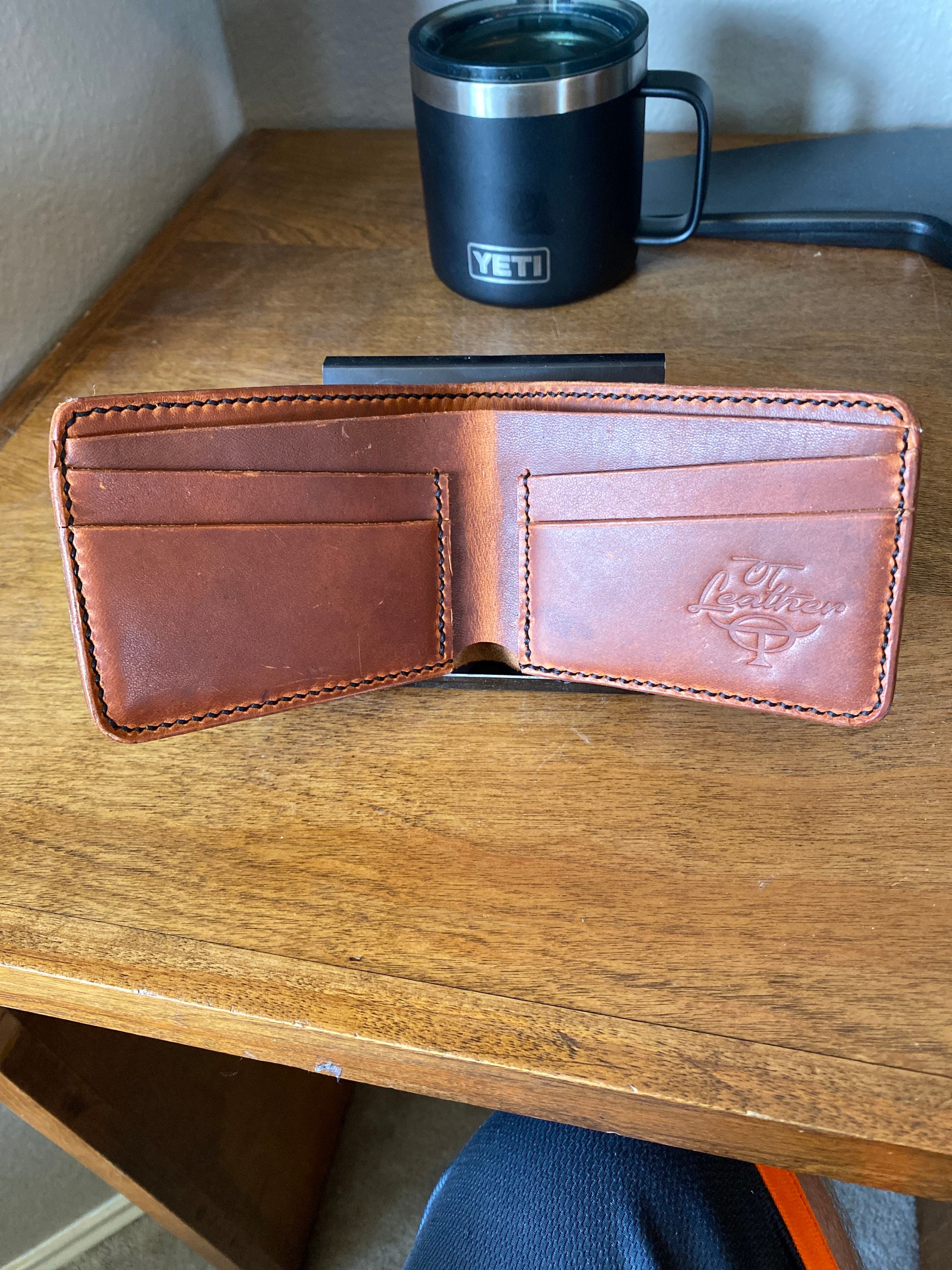 Horween Dublin Leather Wallet/Gifts for Men/Leather Wallet/ Etsy