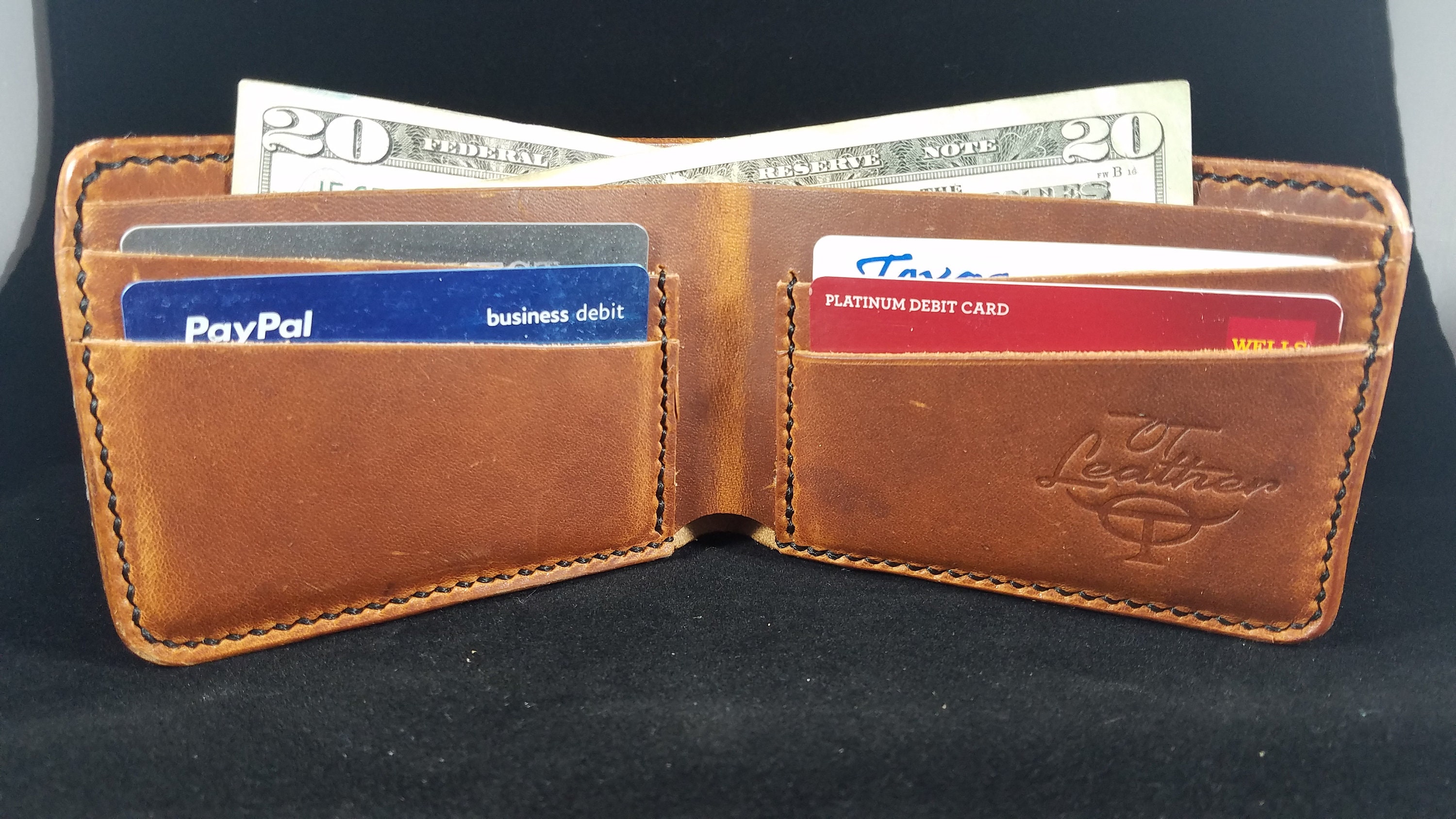 Horween Dublin Leather Wallet/Gifts for Men/Leather Wallet/ Etsy