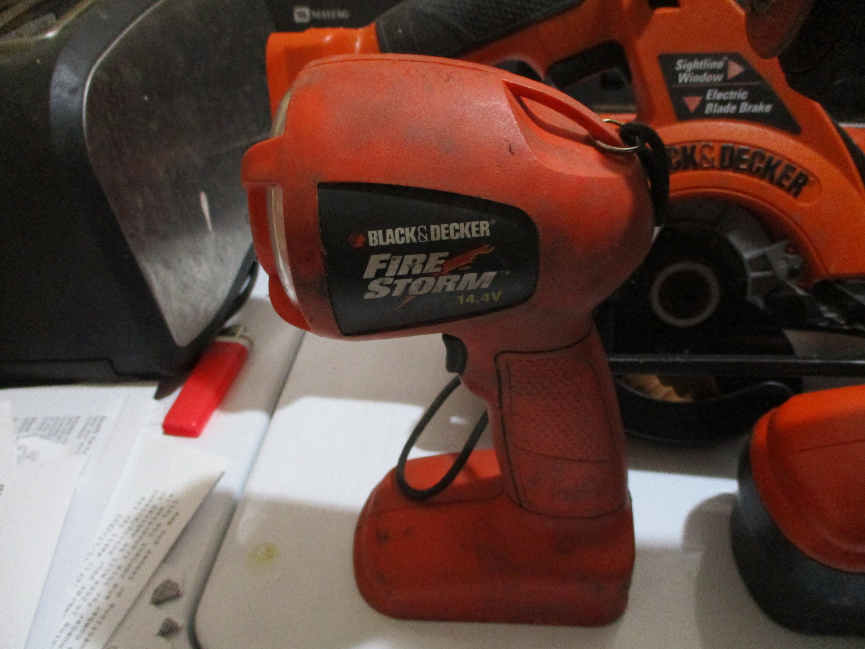 1970s Black and Decker Drill Orange Fully Functional D500N/ 300W