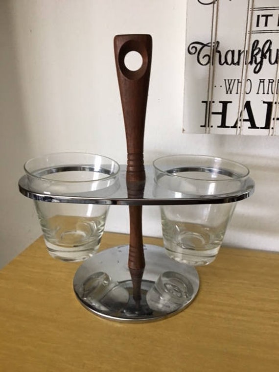 Mid Century Condiment Set Lazy Susan Kitchen & Dining Home & Living