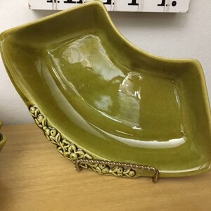 California Keramik USA Avocado grün faul Susan 4 Stück alle | Etsy