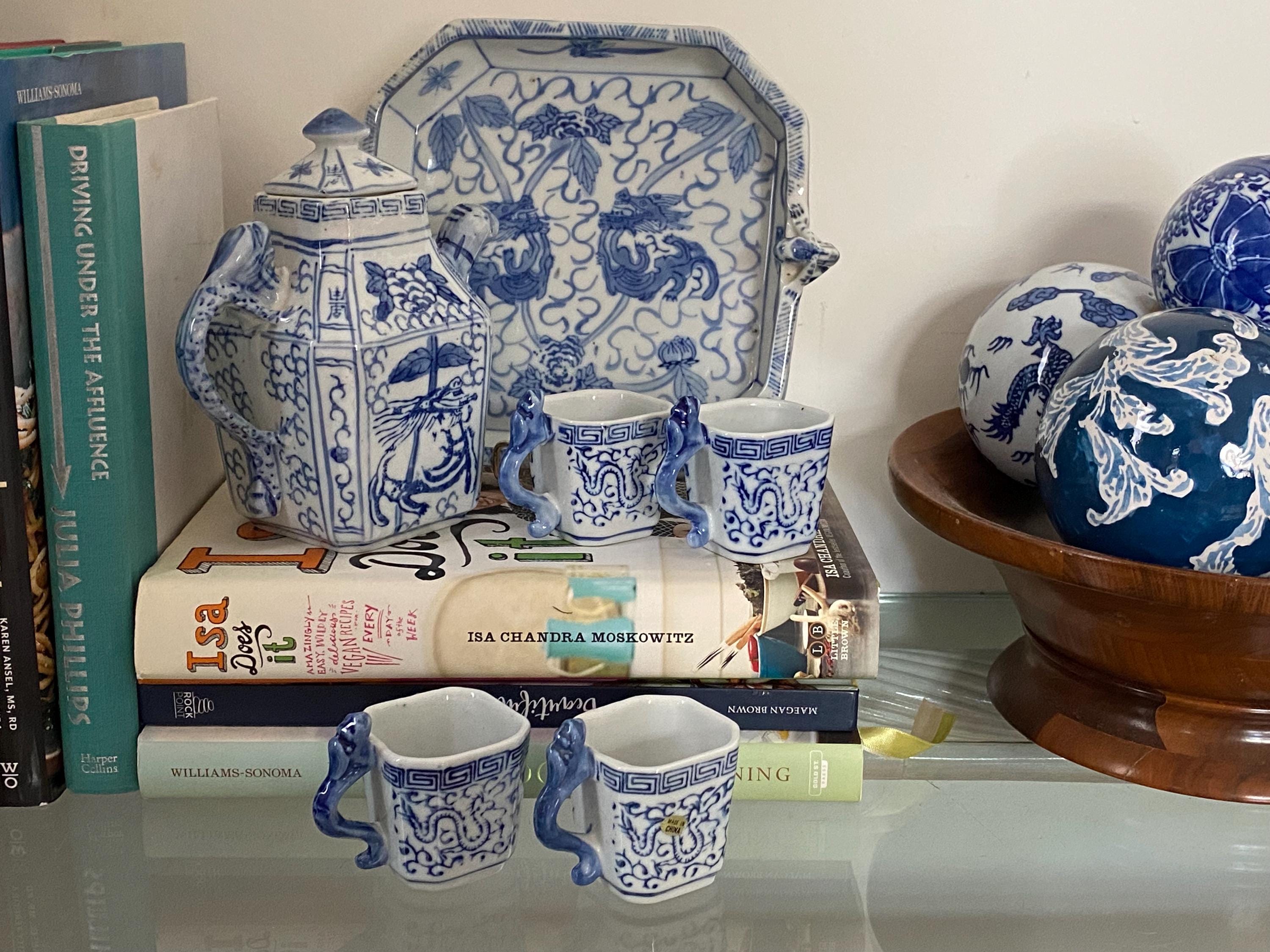 Blue & White Chinese Porcelain Tray - Etsy - Page 2