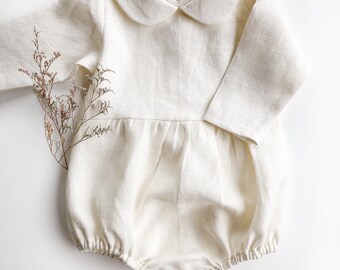 linen baby outfit