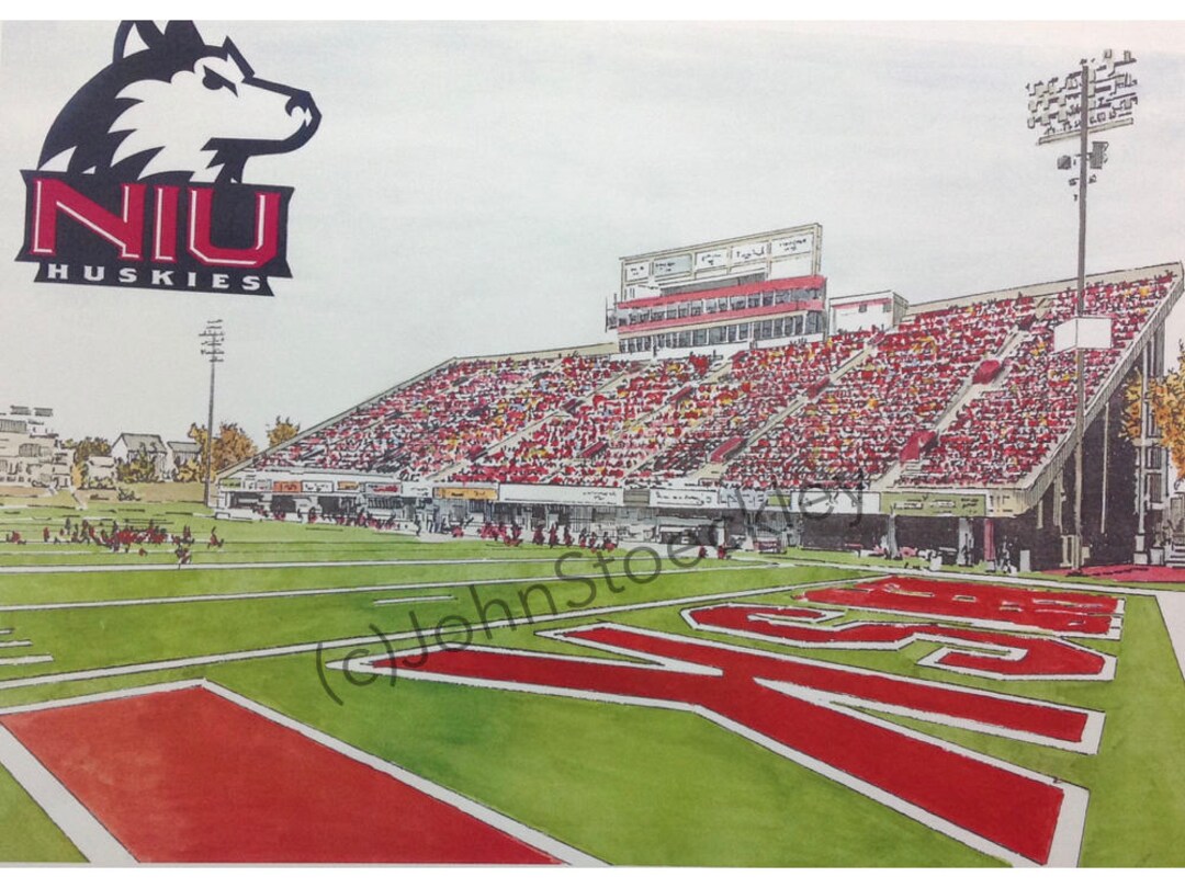 Northern Illinois University LIMITED EDITION Pen and Ink and Etsy