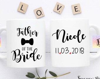 Father of the Bride Wedding Mug Gift| Gift for Father of the Bride Wedding Mugs| Father in law gift| Wedding Gift for Father-in-law| W20
