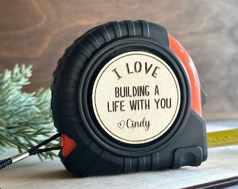 Personalized Tape Measure for Valentines Day Or Anniversary Gift | Gift for Dad Husband| Tape Measure Gift Dad Grandpa Father&#39;s Day Gift