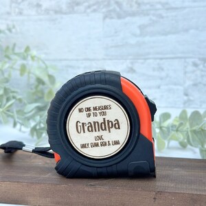 No one measures up| Personalized Tape Measure| Gift for Dad| Gift for Husband| Tape Measure Gift Dad Grandpa Father&#39;s Day Gift, 25 Ft.