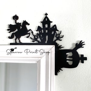 Headless Man Mansion Door Corner| Gift for Halloween| Halloween Door Corner| Halloween Decoration| Fall Decoration| House Home Decor| HD08
