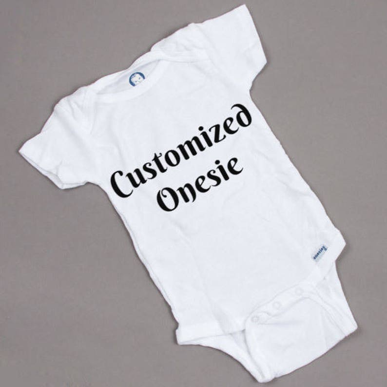 etsy custom baby onesie