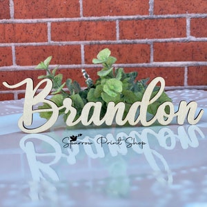 Birthday Wedding Name Plate Card| Name Place Card| Wooden Table Name| Personalized Wooden Place Cards| Wedding Name Cards for Table Settings