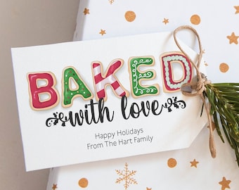 Extra Dough Christmas Cookie Gift Tag Holiday Sweet Treat - Etsy