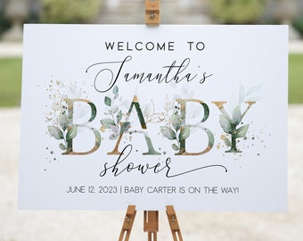 baby shower sign in ideas
