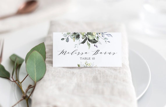 foldable place cards