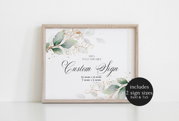 Paper & Party Supplies Templates Invitations & Announcements 10x8 ...