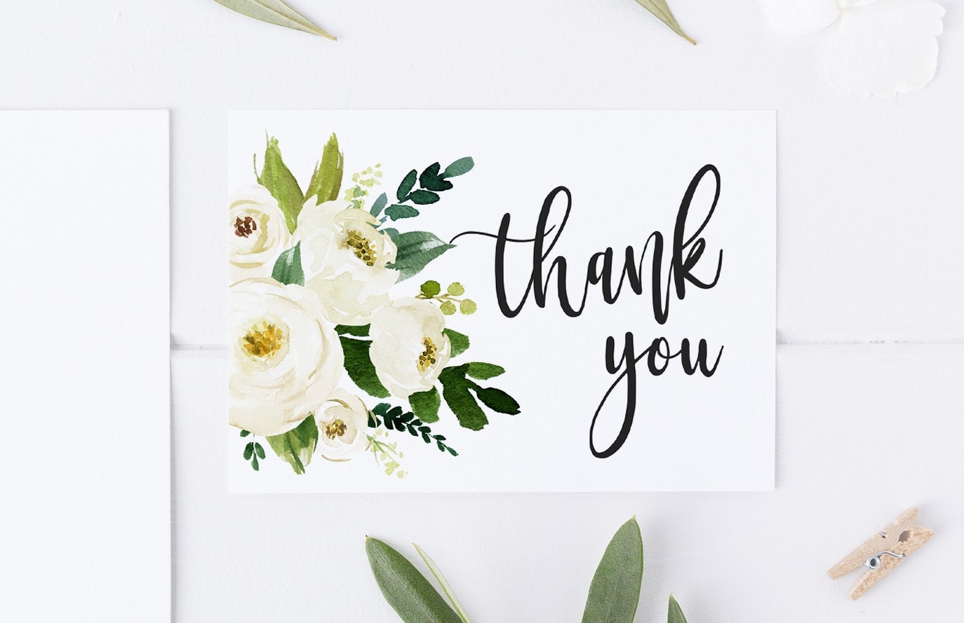 thank you card with photo insert