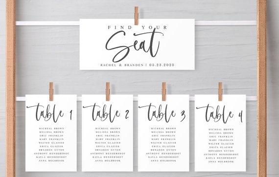 Seating Chart Template