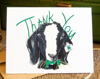 Personalized Boer Goat 4-H Thank You Cards - C91