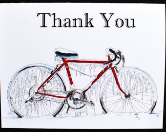 Bicycle Thank You Cards - Bike Card - Bicycle Card - Thank You Cards - Notecards - C3