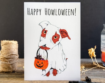 Personalized Dog Halloween Cards - Boxed Halloween Cards - Greeting Cards - C131