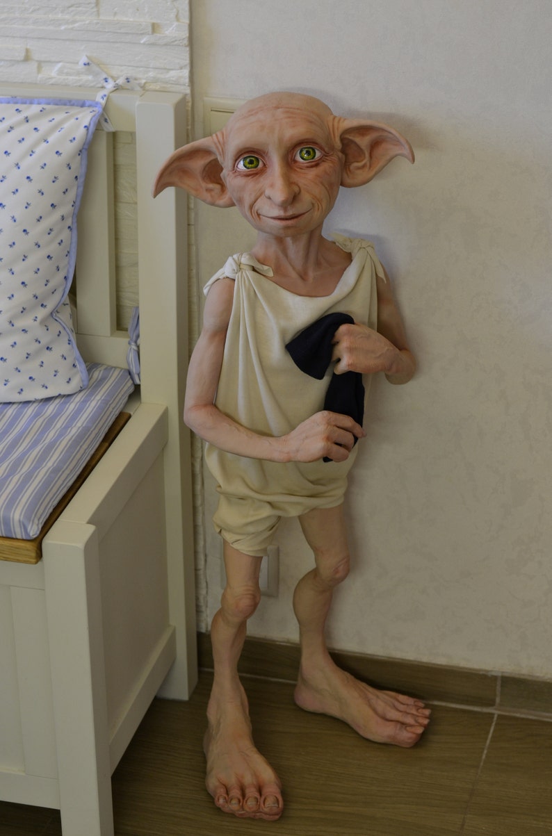 Dobby elf. Lifesize OOAK doll Author unique polymer clay Etsy