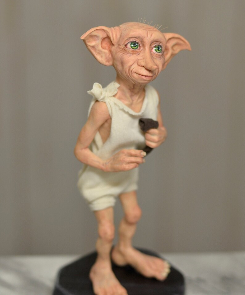 Dobby elf. Life-size OOAK doll Author unique polymer clay | Etsy